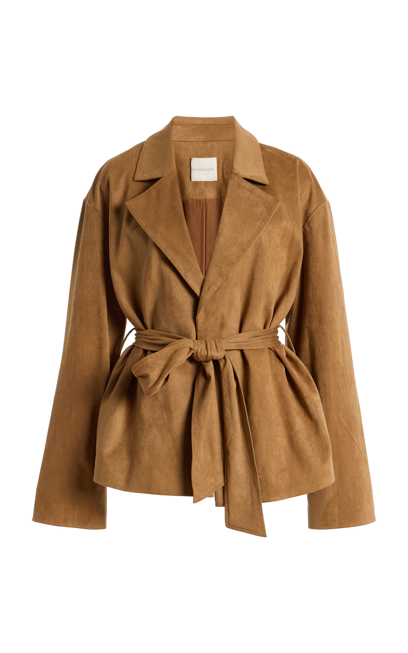 Favorite Daughter Favorite Daughter The Marina Faux Suede Wrap Coat