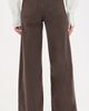 Favorite Daughter Favorite Daughter The Mischa Wide Leg Ankle Jeans Espresso - 3