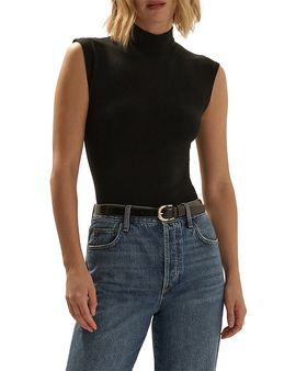 Favorite Daughter Favorite Daughter The Mock Neck Sleeveless Sweater