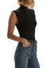 Favorite Daughter Favorite Daughter The Mock Neck Sleeveless Sweater - 2