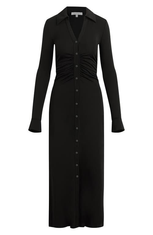 Favorite Daughter Favorite Daughter The Naomi Ruched Long Sleeve Maxi Dress