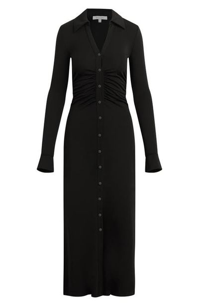 Favorite Daughter Favorite Daughter The Naomi Ruched Long Sleeve Maxi Dress