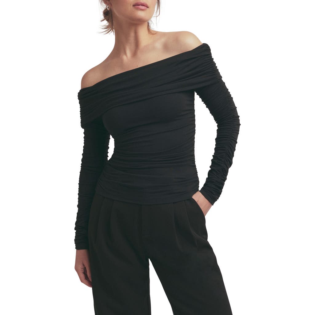 Favorite Daughter Favorite Daughter The Night Out Ruched Off the Shoulder Top