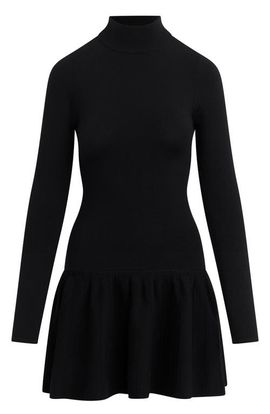 Favorite Daughter Favorite Daughter The Perfect Daughter Long Sleeve Wool Blend Minidress