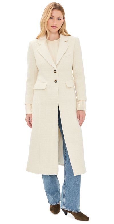 Favorite Daughter Favorite Daughter The Petite City Coat Ivory