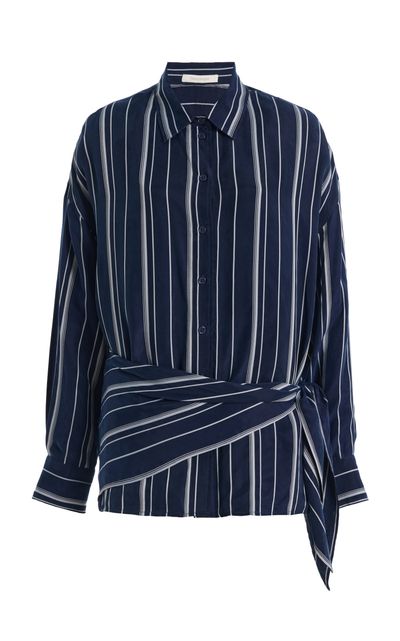 Favorite Daughter Favorite Daughter The Positano Striped Crepe Shirt