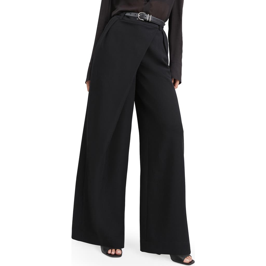 Favorite Daughter Favorite Daughter The Power Play Wrap Front Wide Leg Pants