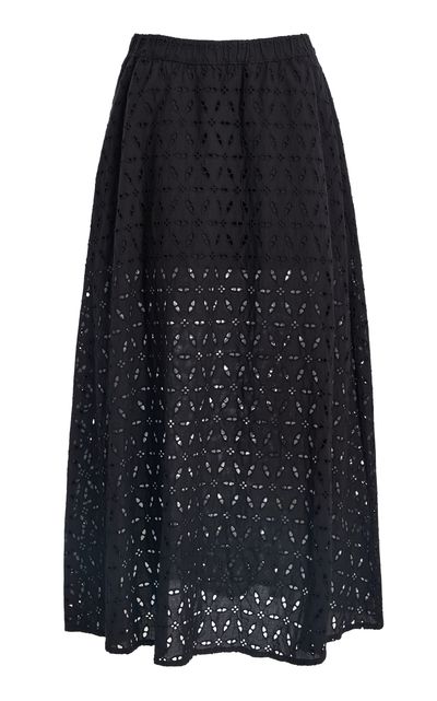 Favorite Daughter Favorite Daughter The Pretty Please Cotton Midi Skirt