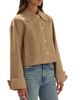 Favorite Daughter Favorite Daughter The Rue Cotton Blend Cropped Trench Coat - 3