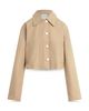 Favorite Daughter Favorite Daughter The Rue Cotton Blend Cropped Trench Coat - 4