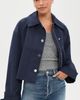 Favorite Daughter Favorite Daughter The Rue Cropped Trench Navy - 2