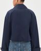 Favorite Daughter Favorite Daughter The Rue Cropped Trench Navy - 3