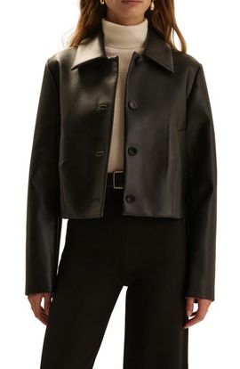 Favorite Daughter Favorite Daughter The Small Town Girl Faux Leather Jacket