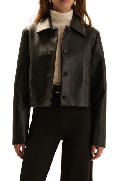 Favorite Daughter Favorite Daughter The Small Town Girl Faux Leather Jacket