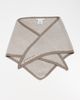 Favorite Daughter Favorite Daughter The Stripe Knitted Triangle Scarf soft taupe stripe One - 2