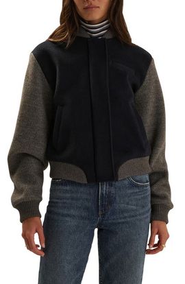 Favorite Daughter Favorite Daughter The Studio Wool Blend Bomber Jacket
