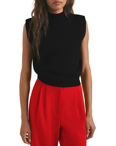 Favorite Daughter Favorite Daughter The Whitney Sleeveless Mock Neck Top