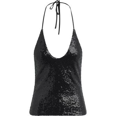 Favorite Daughter Favorite Daughter The Worth It Sequin Halter Top