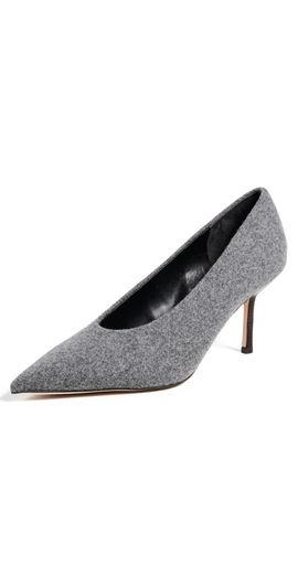 Favorite Daughter Favorite Daughter The Zoe Felt Pumps Grey