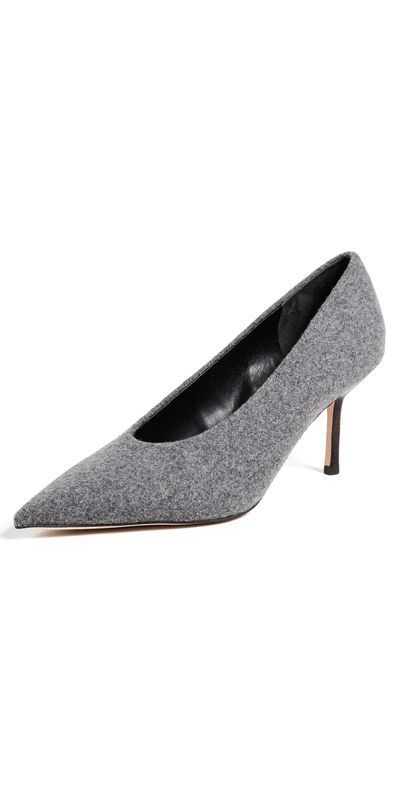 Favorite Daughter Favorite Daughter The Zoe Felt Pumps Grey