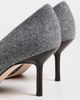 Favorite Daughter Favorite Daughter The Zoe Felt Pumps Grey - 4
