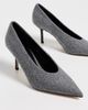Favorite Daughter Favorite Daughter The Zoe Felt Pumps Grey - 5