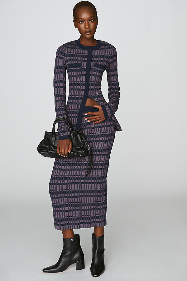 Dries Van Noten - Blue Floral Turtleneck