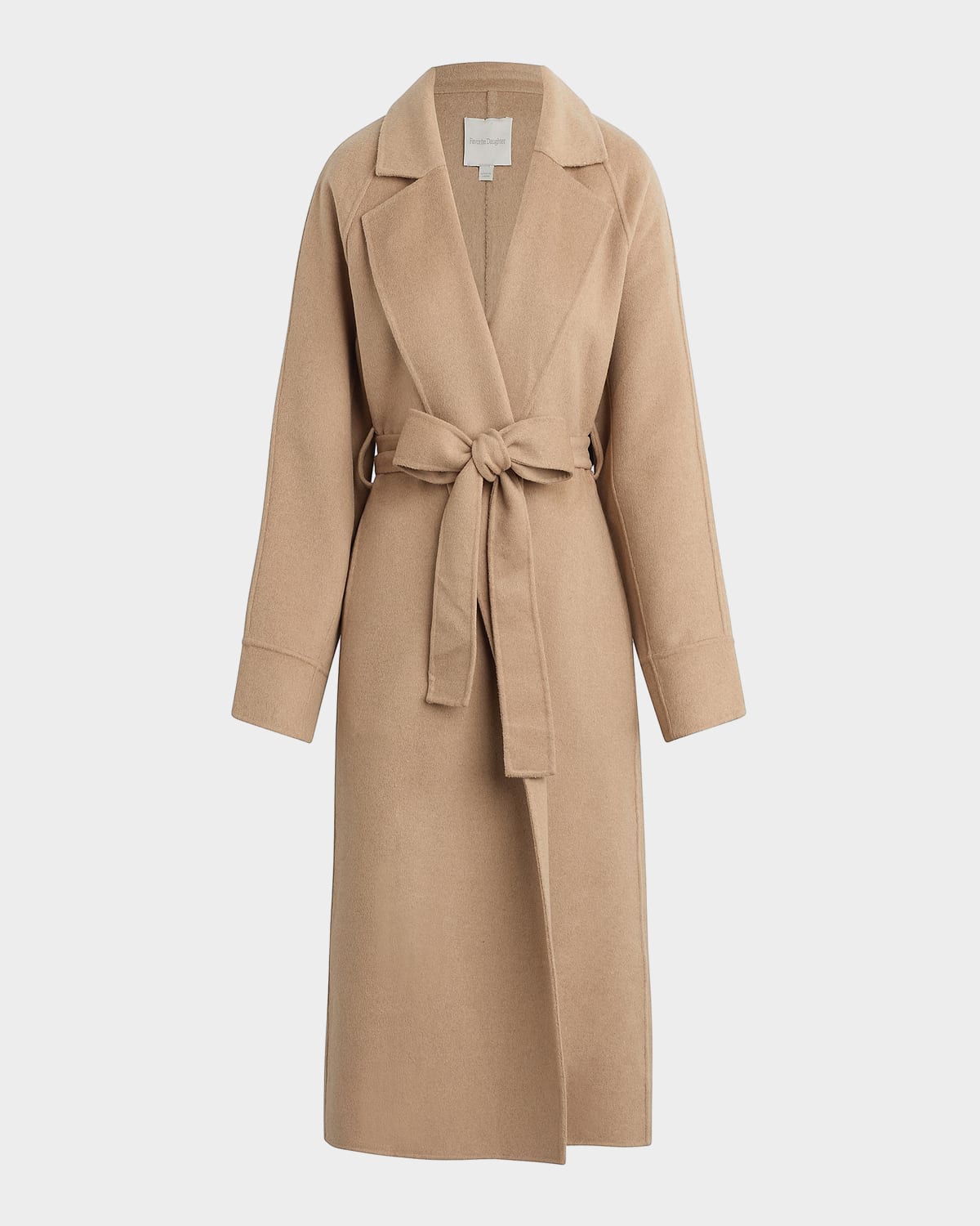 Favorite Daughter Paola Wool-Blend Self-Belt Coat