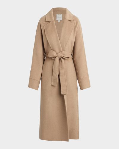 Favorite Daughter Paola Wool-Blend Self-Belt Coat