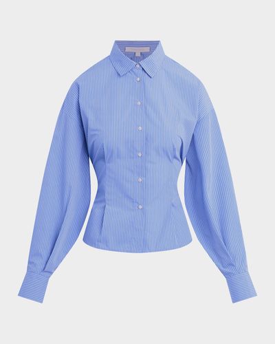 Favorite Daughter The Back Story Striped Tie-Back Shirt