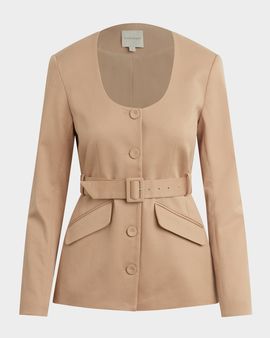 Favorite Daughter The Belted Diana Blazer