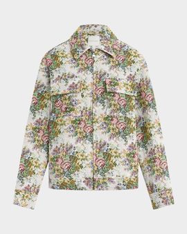 Favorite Daughter The Birdie Floral Jacquard Jacket