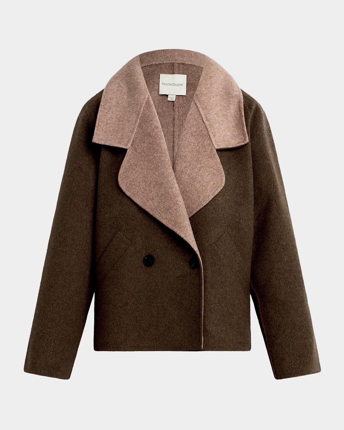 Favorite Daughter The Cameron Two-Tone Coat