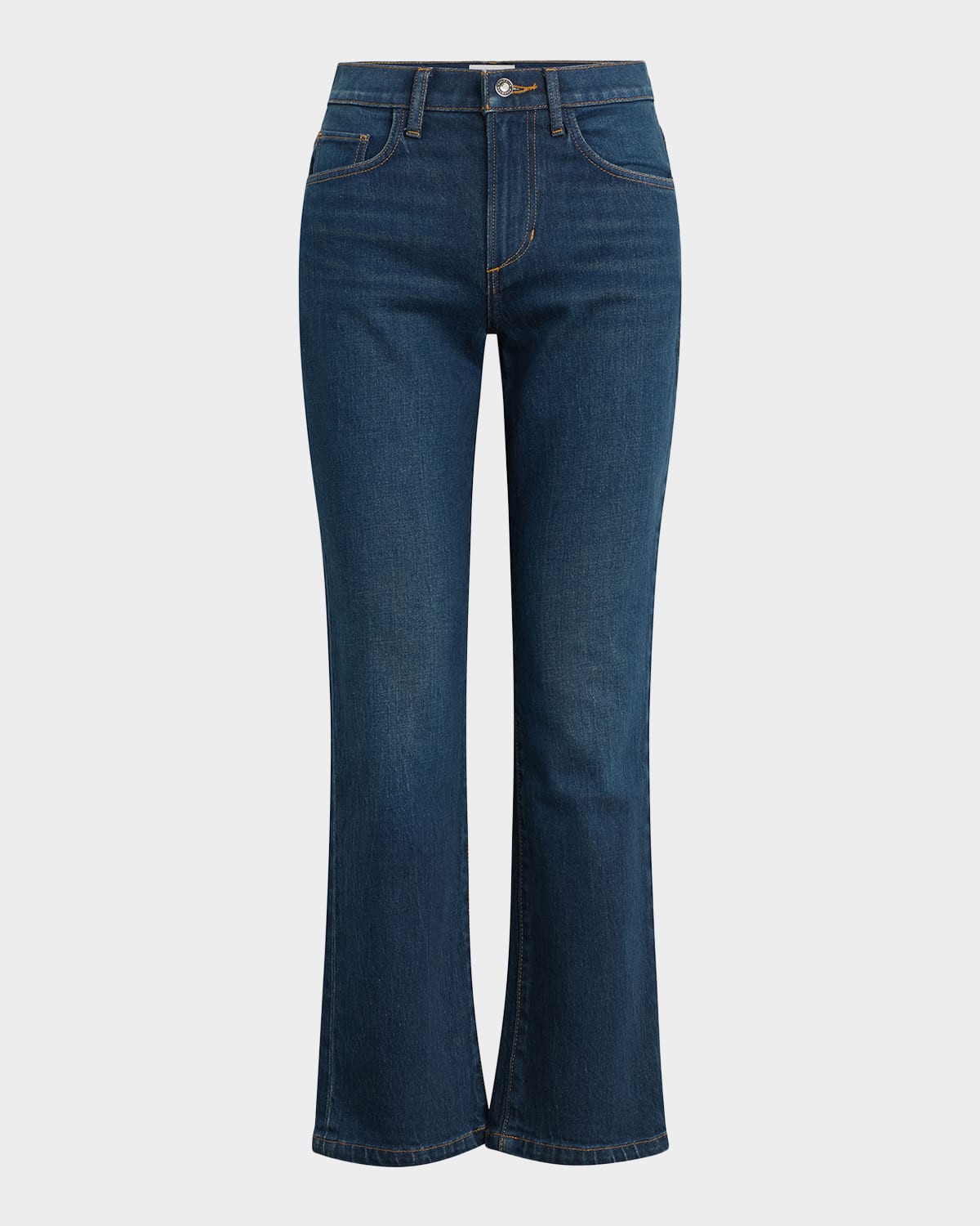 Favorite Daughter The Dot Mid-Rise Straight Denim Jeans