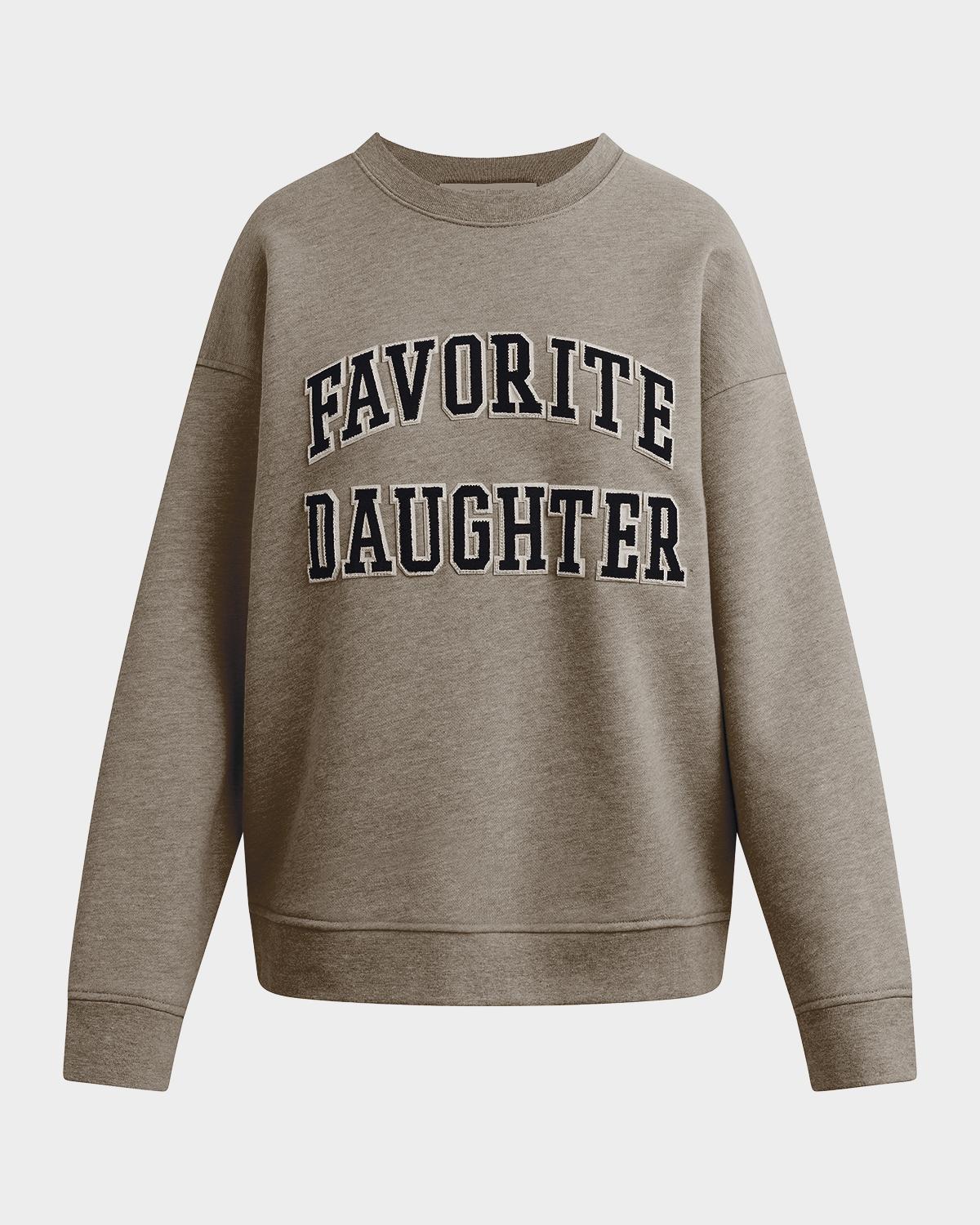 Favorite Daughter The Embroidery Collegiate Sweatshirt