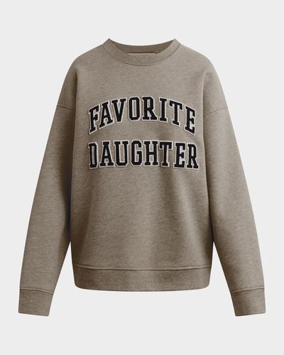 Favorite Daughter The Embroidery Collegiate Sweatshirt