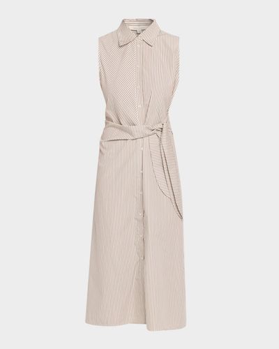 Favorite Daughter The Good Behavior Striped Midi Dress