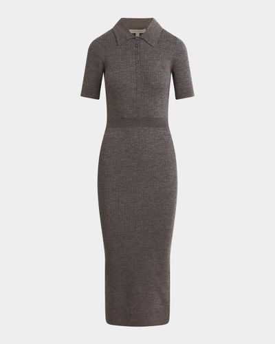 Favorite Daughter The Hard To Get Wool Midi Dress
