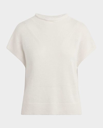 Favorite Daughter The Stevie Linen Short-Sleeve Sweater