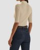 Favorite Daughter Women's Downtown Rib-Knit Wool Polo Shirt - 3