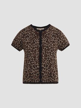 Favorite Daughter Women's The 9 To 5 Leopard-Print Cardigan