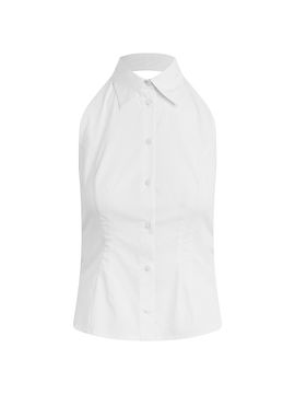 Favorite Daughter Women's The Behind The Bow Cotton Back-Tie Top