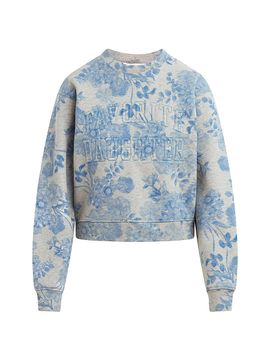 Favorite Daughter Women's The Collegiate Embossed-Logo Sweatshirt