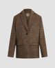 Favorite Daughter Women's The Dean Plaid Notch Lapel Blazer - 1