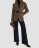 Favorite Daughter Women's The Dean Plaid Notch Lapel Blazer - 2