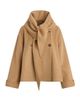 Favorite Daughter Women's The Jamie Scarf-Detail Double-Breasted Coat - 1