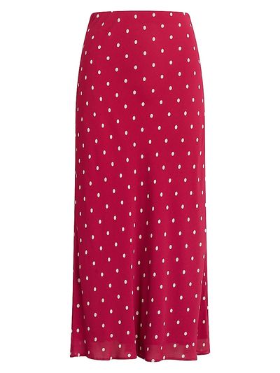 Favorite Daughter Women's The Jojo Polka Dot Midi-Skirt