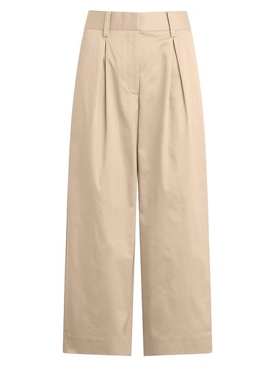 Favorite Daughter Women's The London High-Rise Wide-Leg Crop Trousers