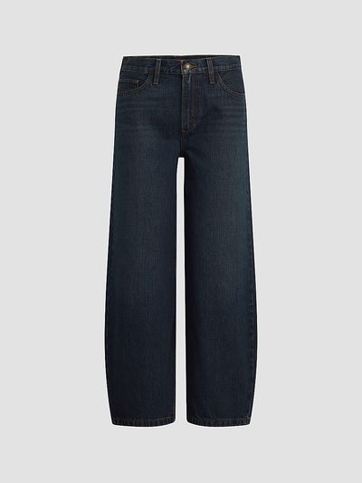 Favorite Daughter Women's The Mercer Whiskered Barrel-Leg Jeans