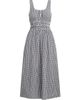 Favorite Daughter Women's The Swoon Gingham Cotton Sleeveless Midi-Dress - 6